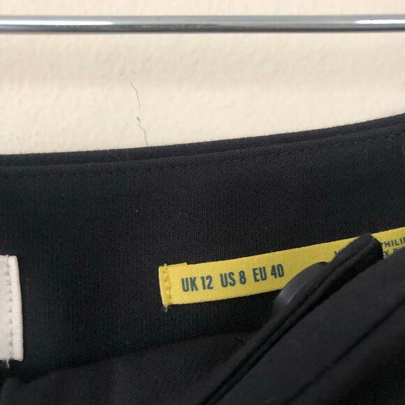 Anthropologie X Maeve High Rise Pull On Ultra Flare Pants Black Size US 8 - Picture 4 of 9